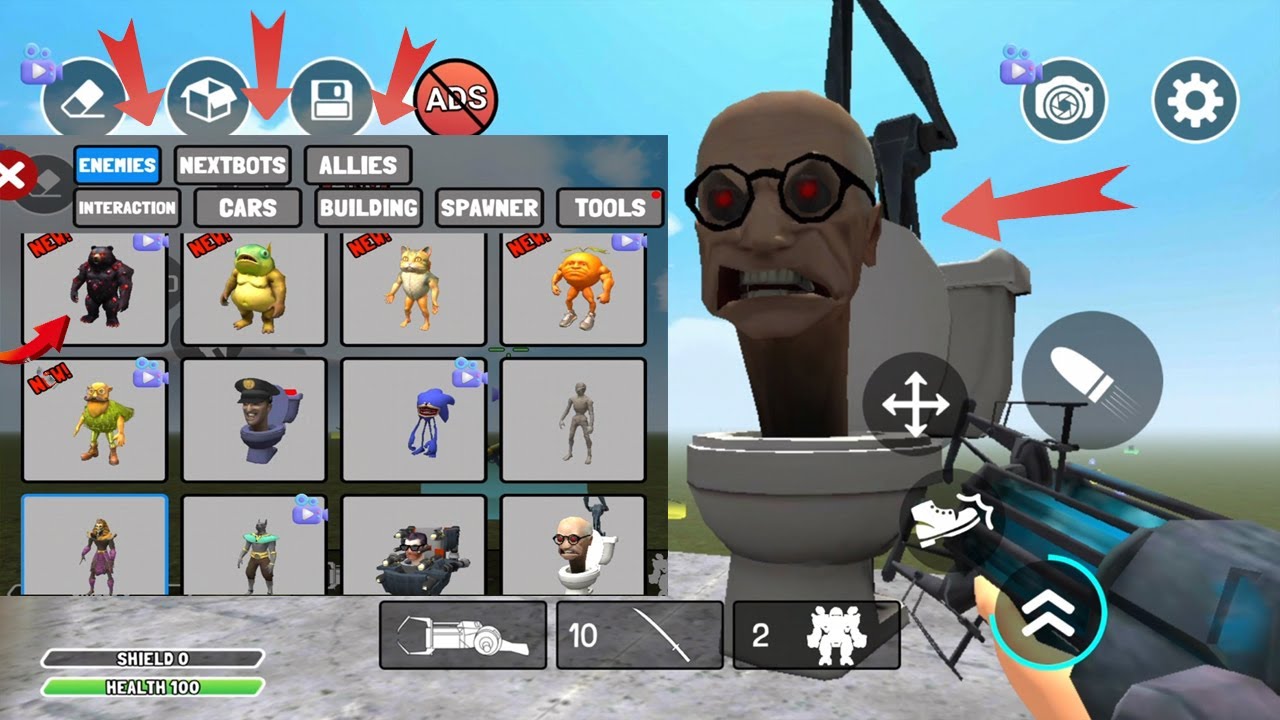 Nextbots  🚀 UPDATE The Room Tiny Bot 😱  | All Characters | Nextbots