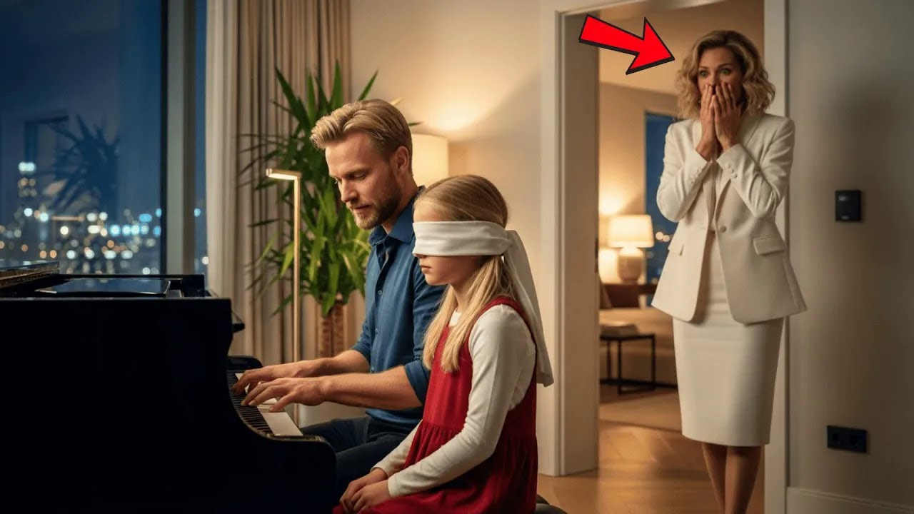 Single-Hausmeister Spielte Piano Mit Blindem Kind — Unwissend Dass Ihre CEO-Mutter Hinter Der Tür...