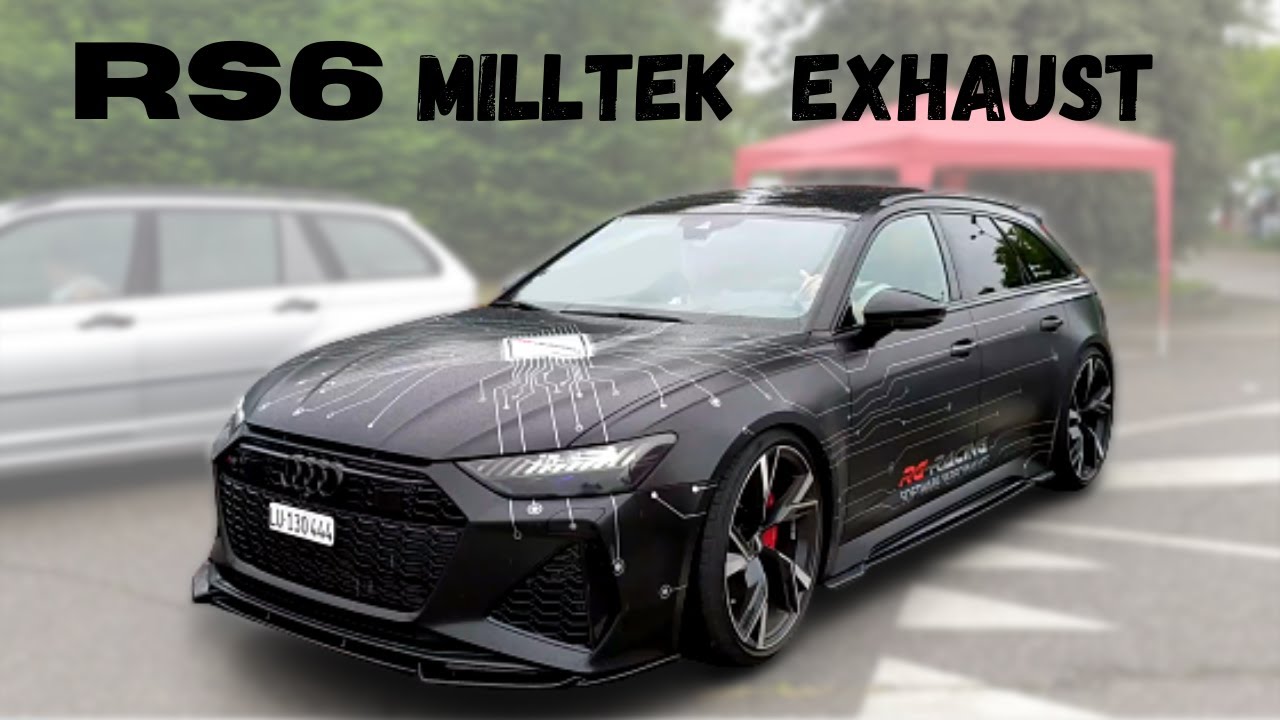 Tuned Audi RS6 /// MILLTEK Exhaust at a car event