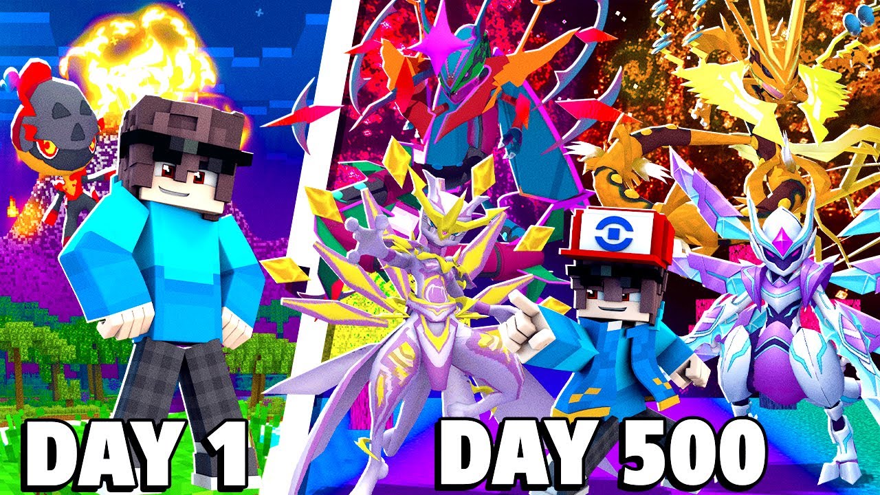 Tóm tắt 100 Ngày Minecraft Pixelmon Ultra Fusion Sinh Tồn Siêu Khó Tôi Bắt HỖN THẾ MA VƯƠNG !!