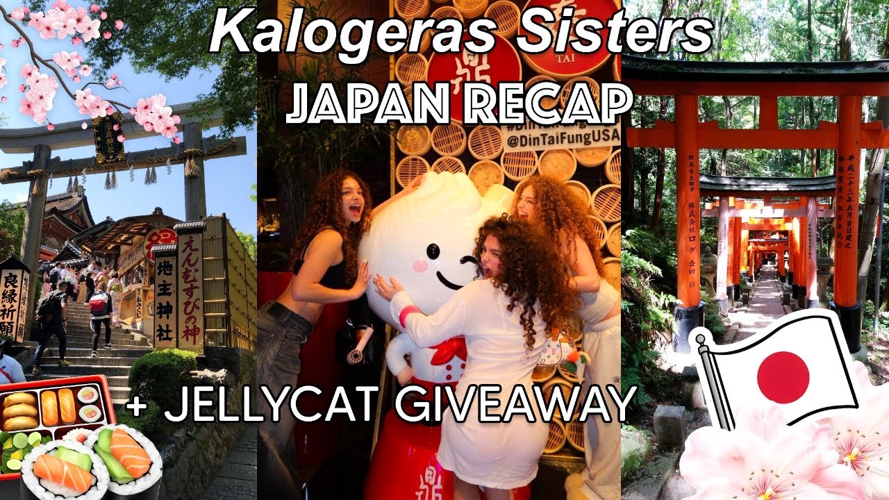 Kalogeras Sisters GO TO JAPAN FULL RECAP 🇯🇵🍣 **JELLYCAT GIVEAWAY ENDED! ** 🧸