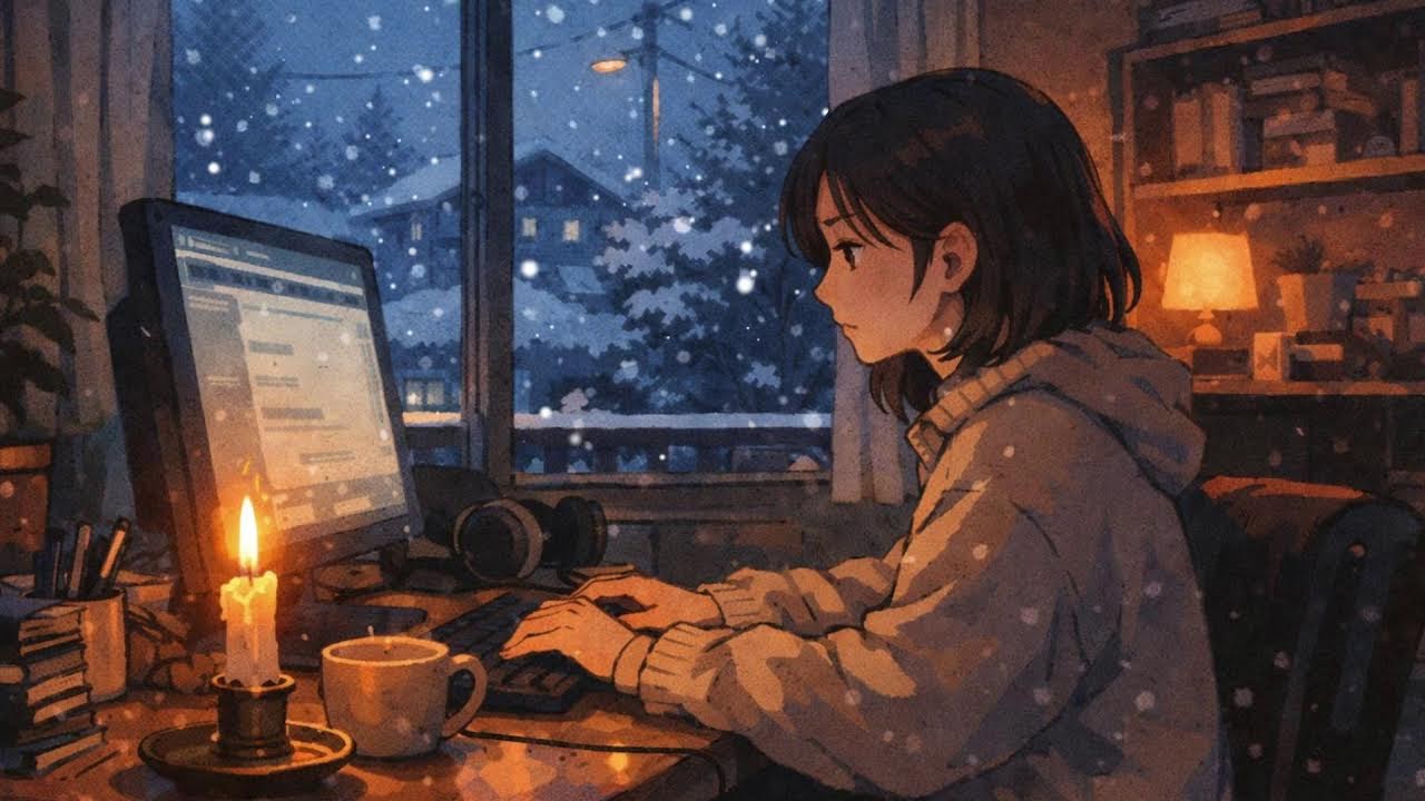 lofi beats to relax / study to 🌙 cozy night vibes