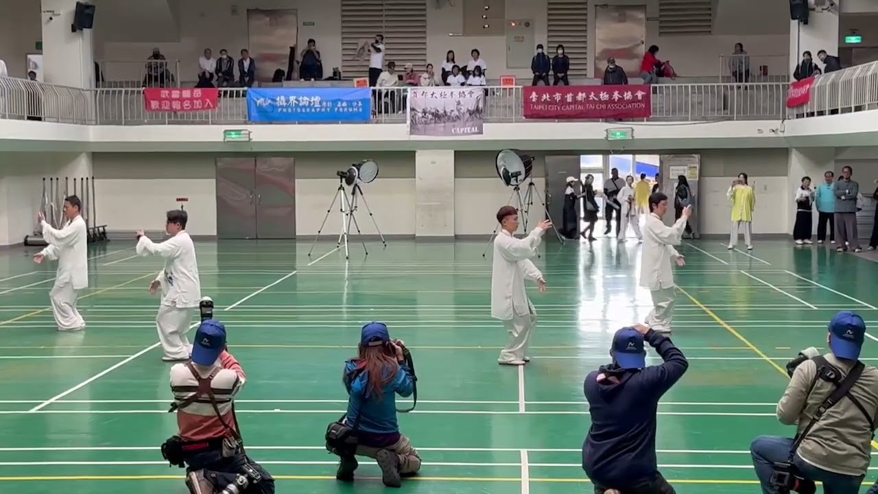 114年首都盃全國太極拳武藝表演#64式太極拳團體表演#領隊#沈信宏老師
