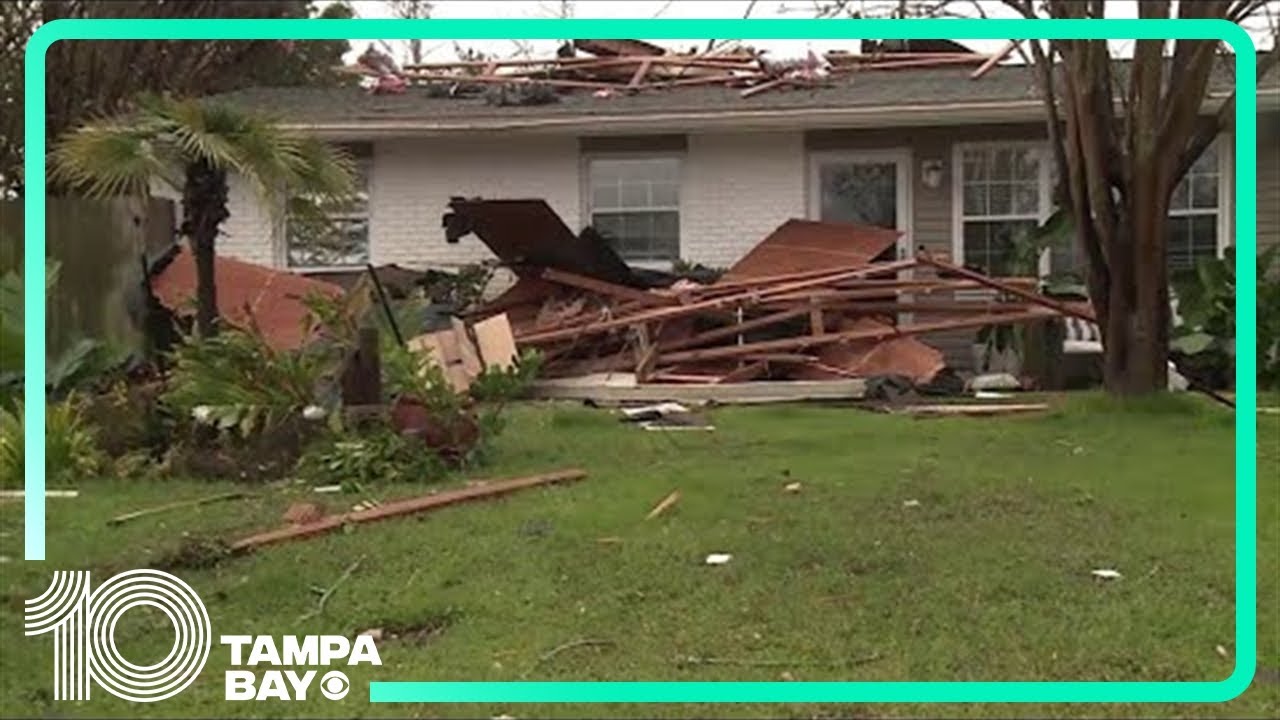 Significant damage seen in Panama City, Fla. after severe storm moves through Panhandle
