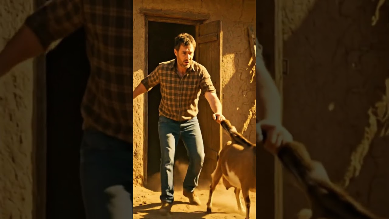 &ldquo;Goat Saves Farmer Just Seconds Before House Explosion!&rdquo;#AnimalHero #GoatRescue