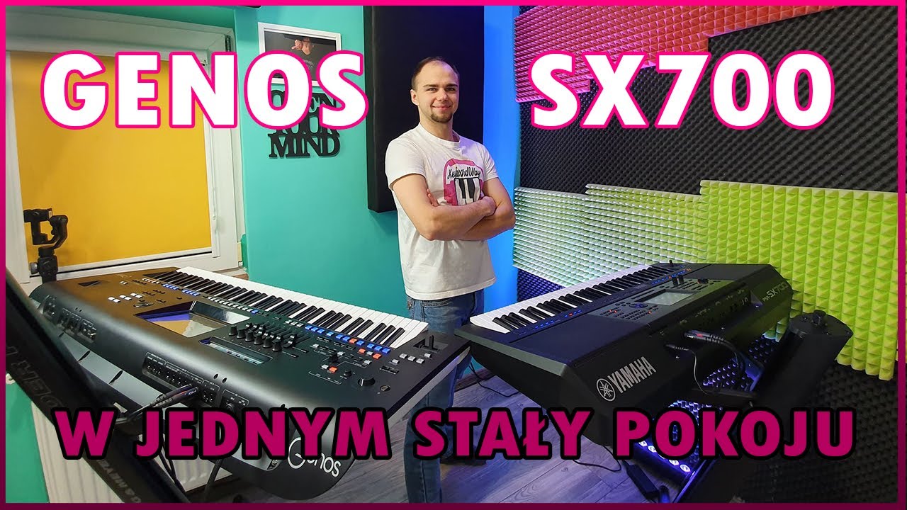 SX700 & GENOS W JEDNYM STAŁY POKOJU... 🎹 Comparision Yamaha Keyboards