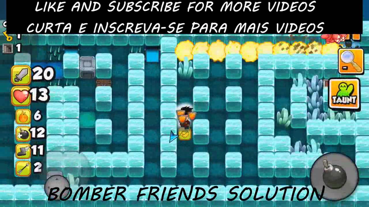 Bomber Friends   Level 186 / Nível 186 / Fase 186  #BFS Solução
