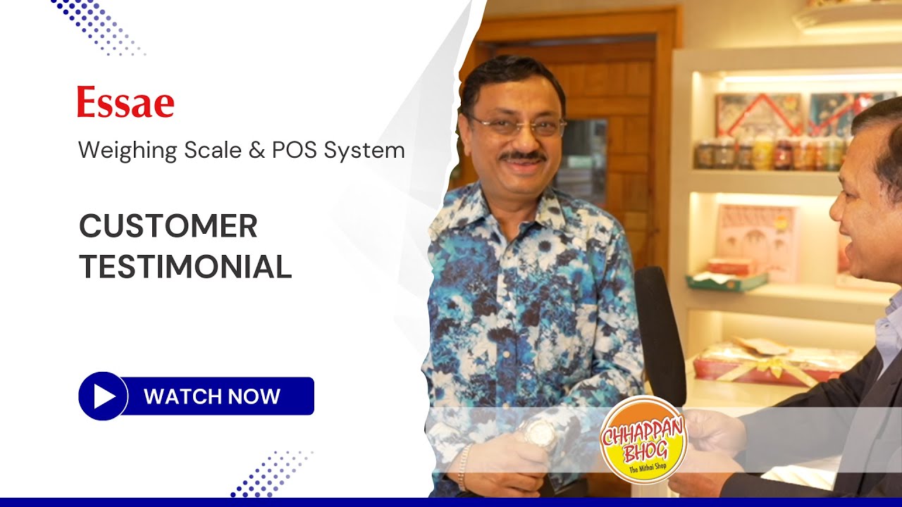 Essae’s weighing scale and POS system - Customer Testimonial 👍
