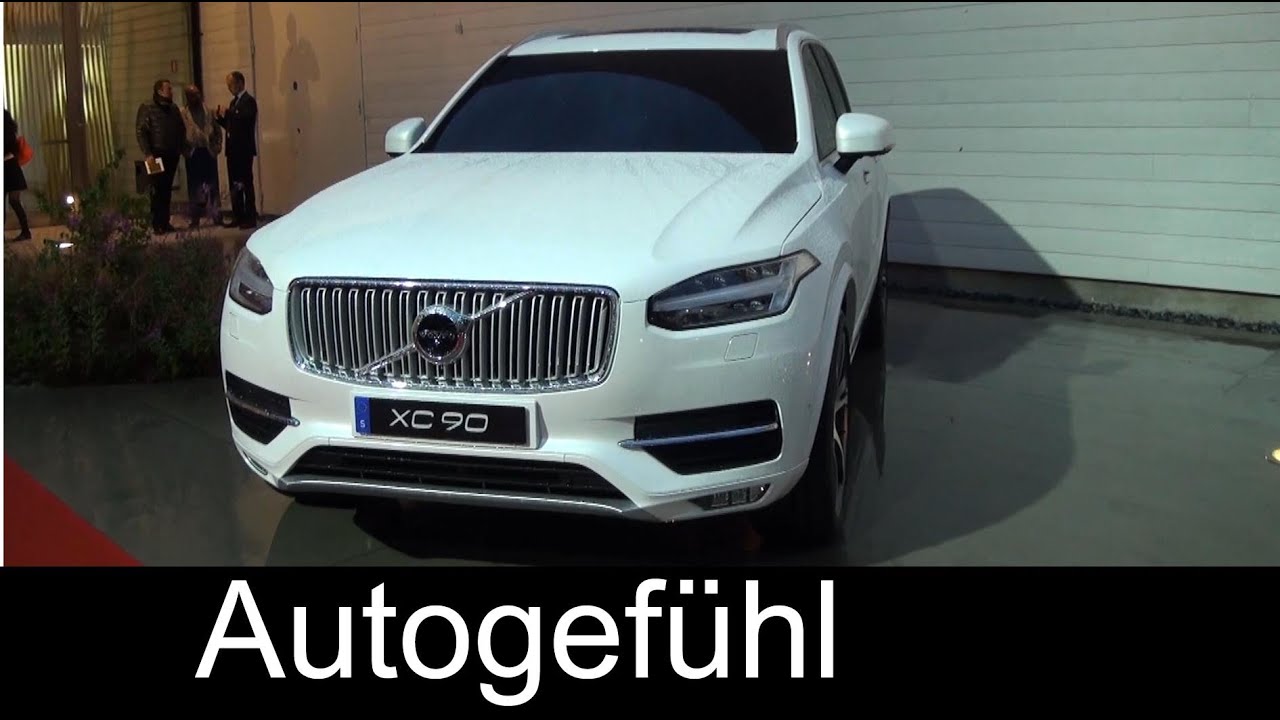 All-new 2015 Volvo XC90 premiere with interior multimedia and safety explanation - Autogef&uuml;hl