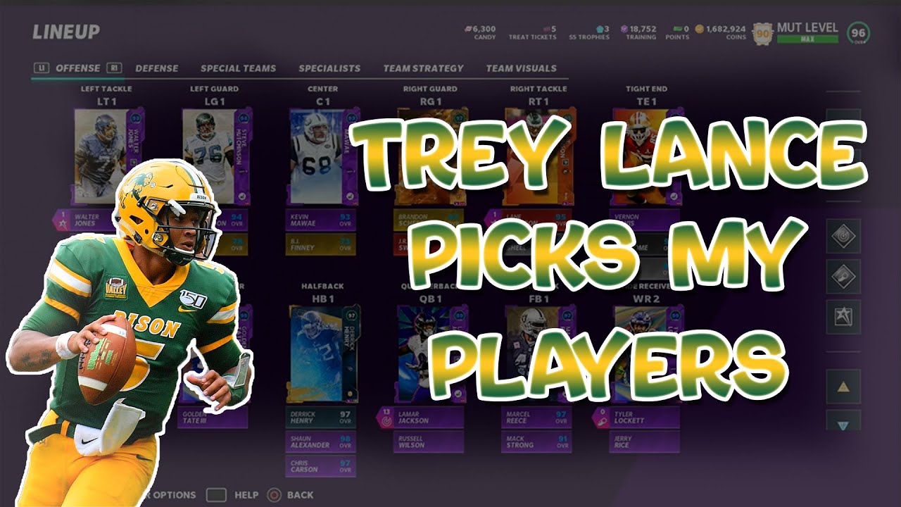 Madden 21, SAN FRANCISCO 49ers QUARTERBACK TREY LANCE Picks My Players!