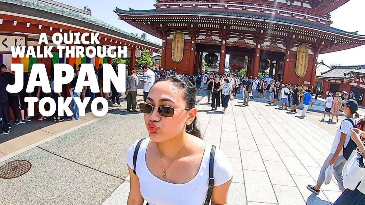Quick Walk Through Tokyo | A Day in Japan (Fast Forward City Walk)