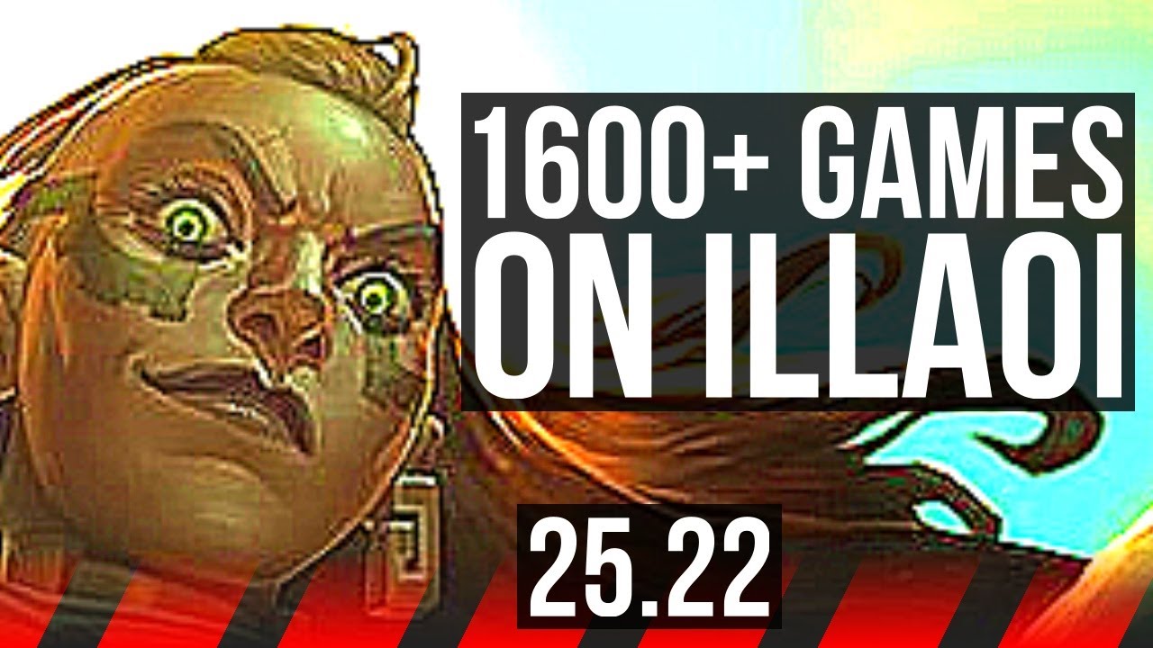 ILLAOI vs RIVEN (TOP) | 1600+ games, Rank 10 Illaoi | KR Master | 25.22