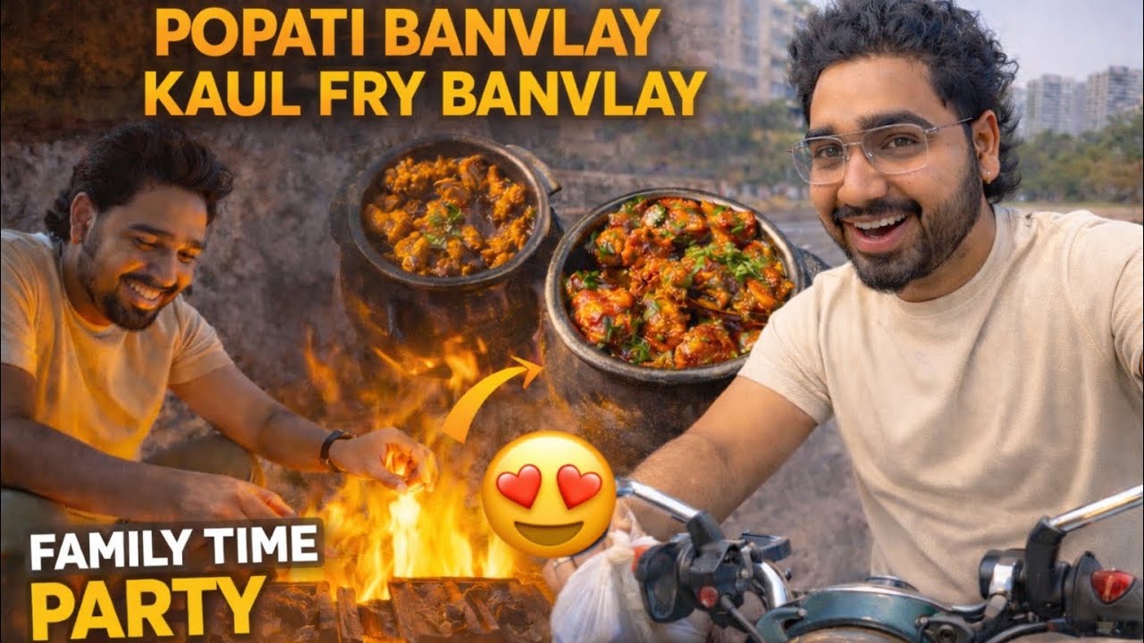 Popati Banvlay! Kaul Fry Banvlay! 🔥 | Maharashtrian Village Style Family Party 🎉 😍