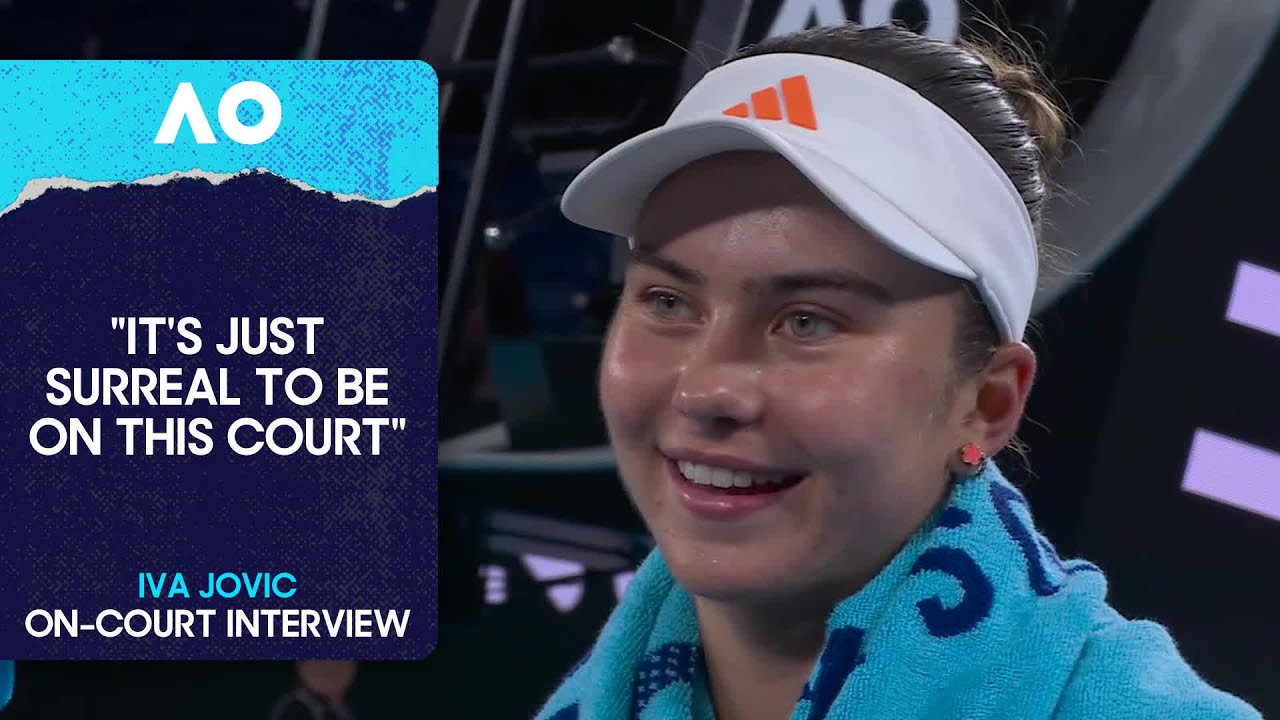 Iva Jovic On-Court Interview | Australian Open 2026 Second Round