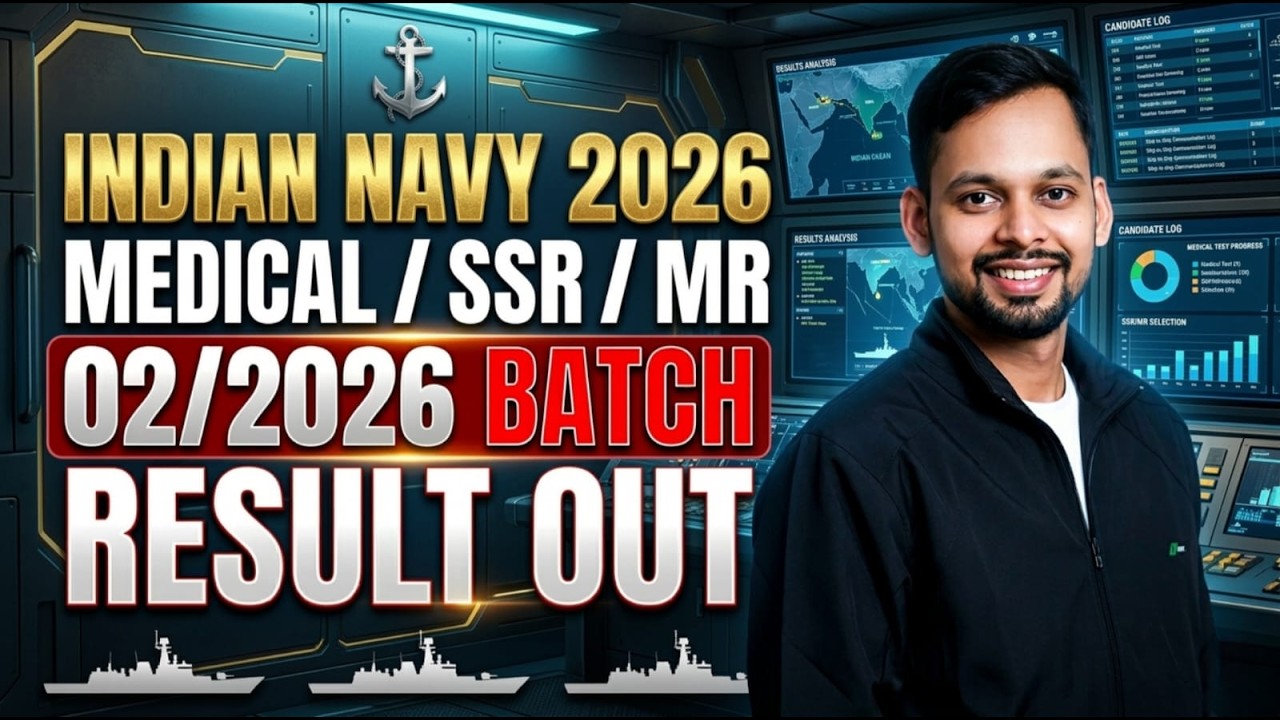 Indian Navy SSR Medical Assistant RESULT OUT I Navy Medical Assistant 2026 PHASE-2 RESULT LIVE CHECK