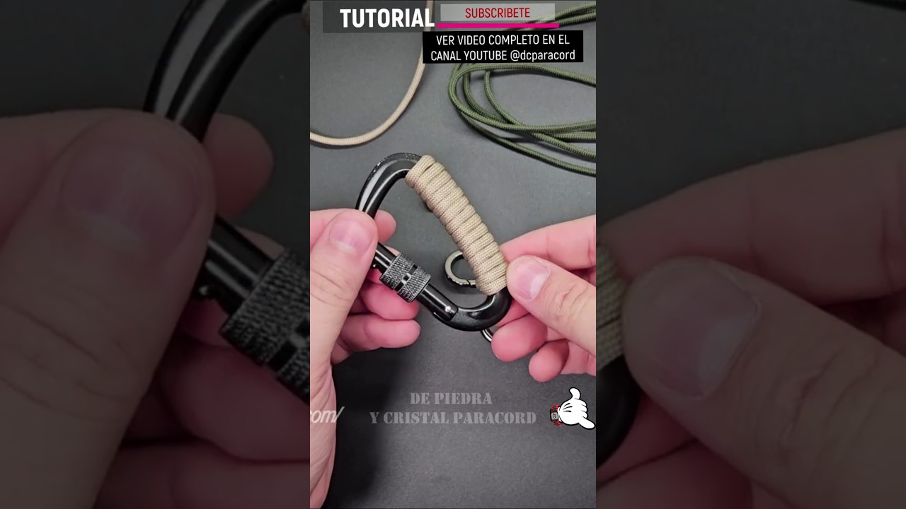 Mini Lanyard paracord  #paracord #knot #tutorial