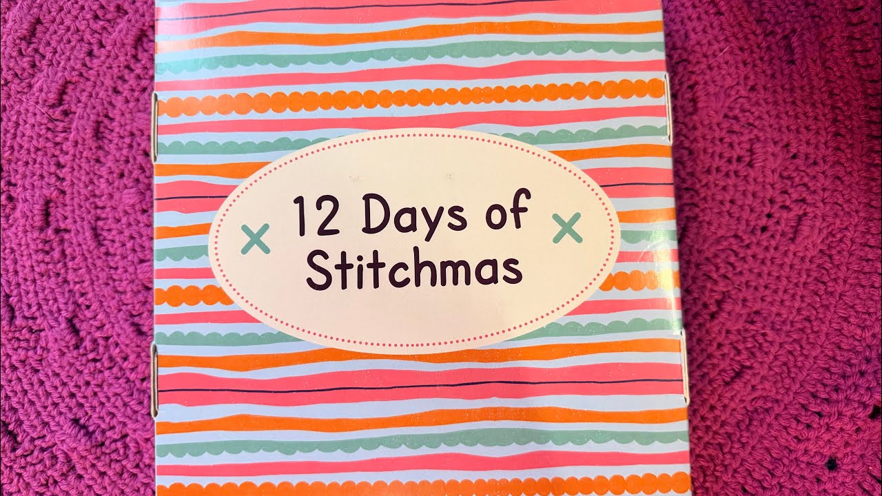 День 9/12 дней рождественского календаря Stitchmas 2025. Распаковка #BothyThreads #flosstube #adv...