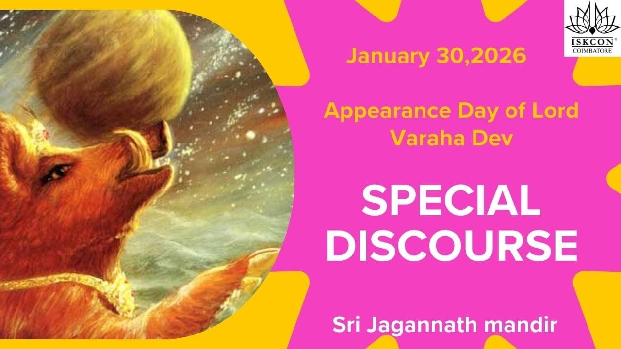 Appearance of Lord Varahadeva - Special Discourse - HG Sankarshan Gaura Das - 30.01.2026