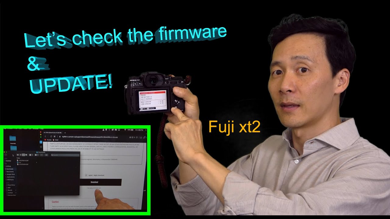 Check and Update Fuji Body and Lens Firmware with me! Fuji XT