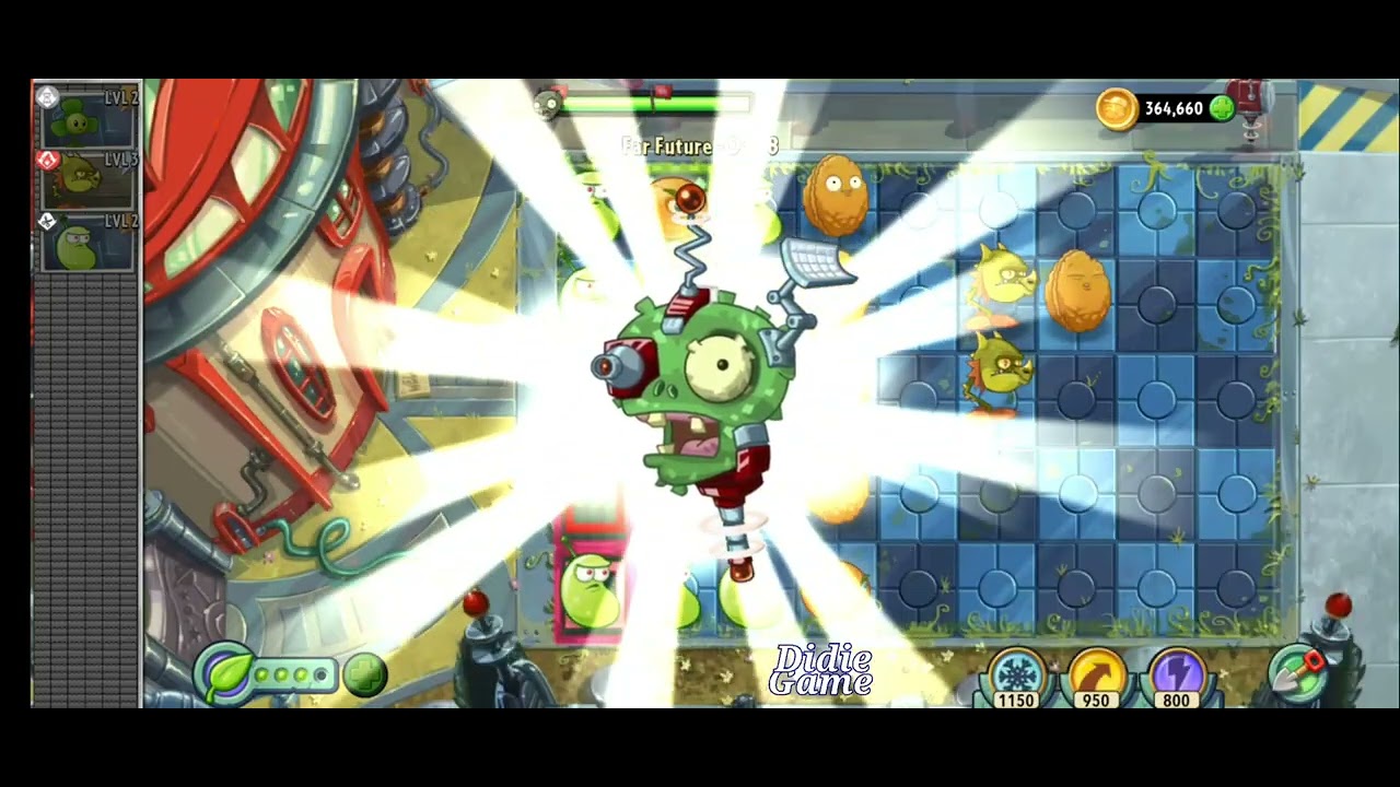 Plants vs Zombies 2 Far Future Day Level 7 8 9