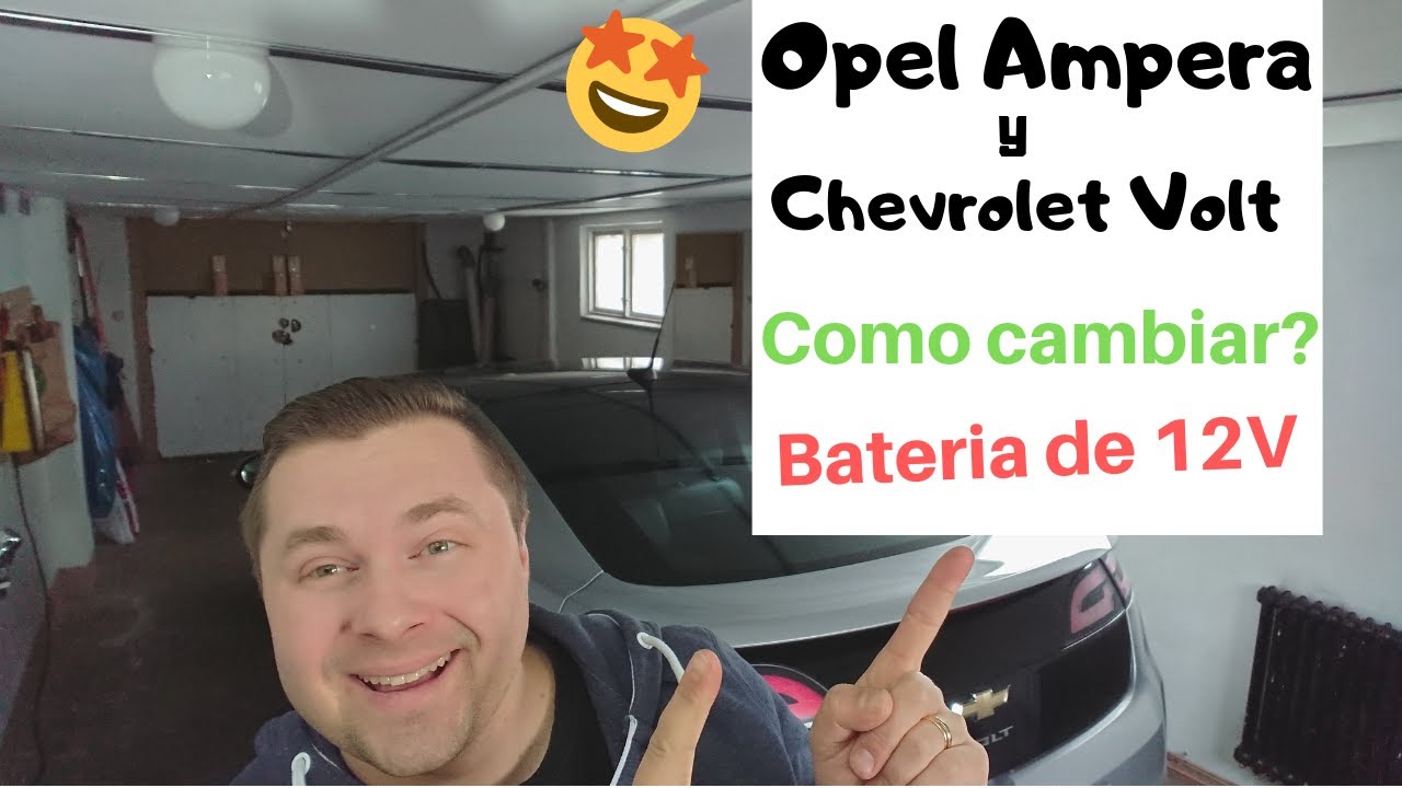 Opel ampera/chevrolet volt,como desmontar la bateria de 12V?