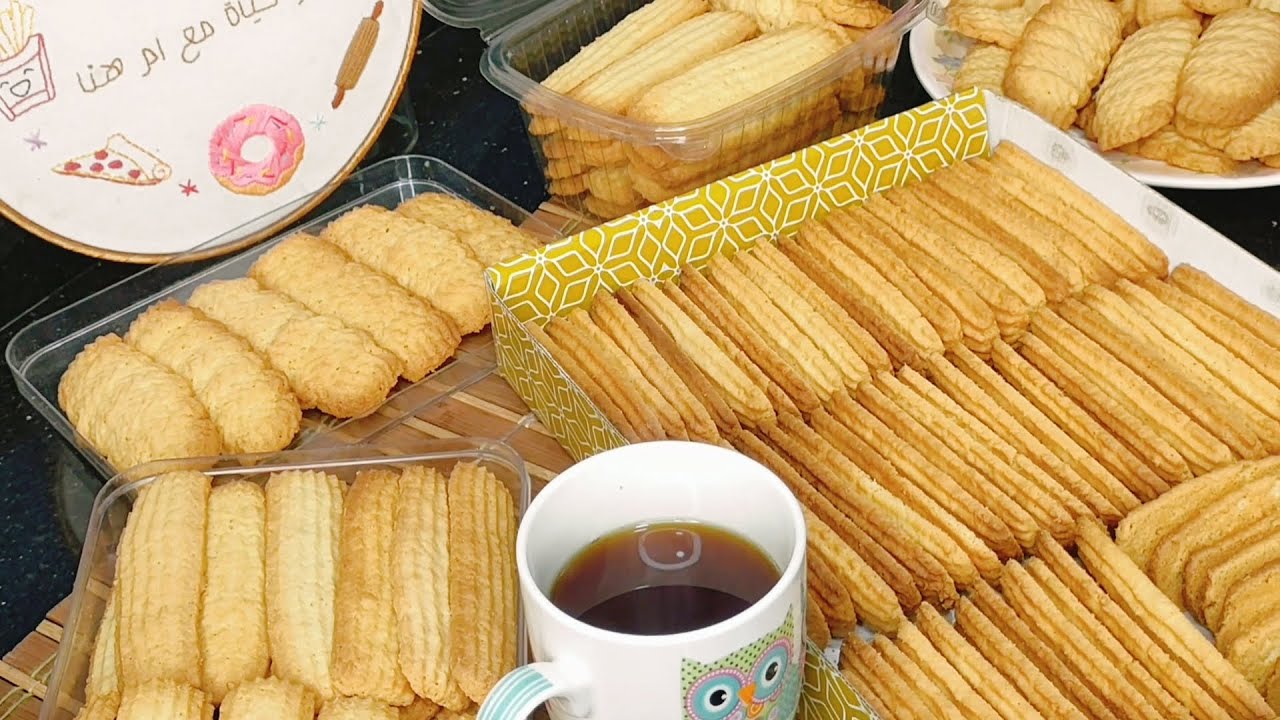 بسكوت النشادر بتاع زمان☕ احذفي❌ كل الوصفات اللي شوفتيها واعمليه بالقمع هش وخفيف وبيدوب في الشاي