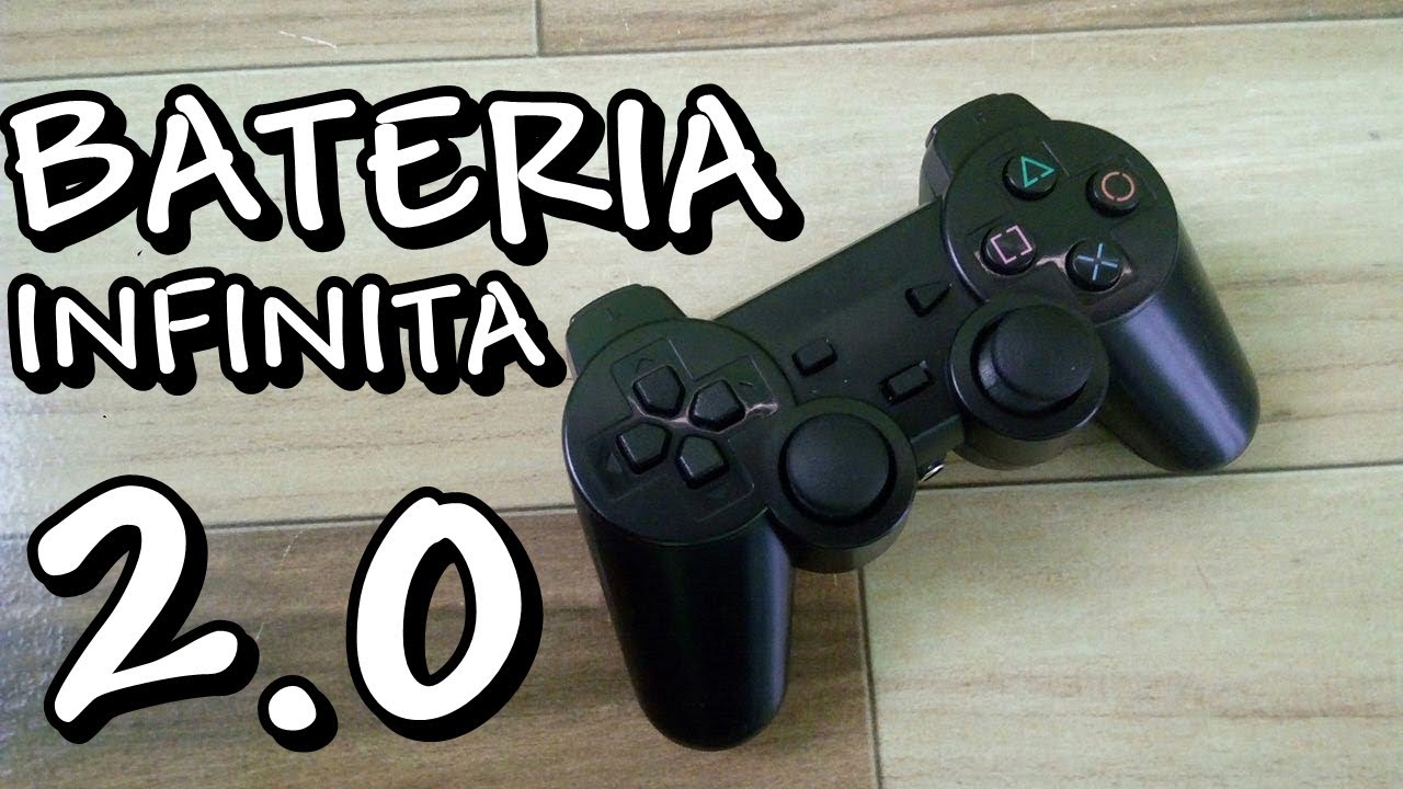 Controle de PS2 Sem Fio Com Bateria Infinita - Gambiarra 2.0