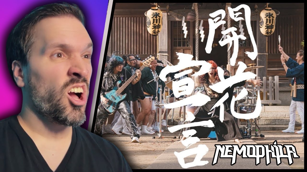 FIRST TIME Reacting To NEMOPHILA / 開花宣言 (KAIKASENGEN) [Official Music Video]