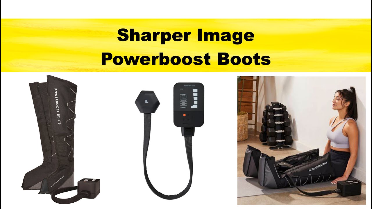 Sharper Image Powerboost Boots Air Compression Boots