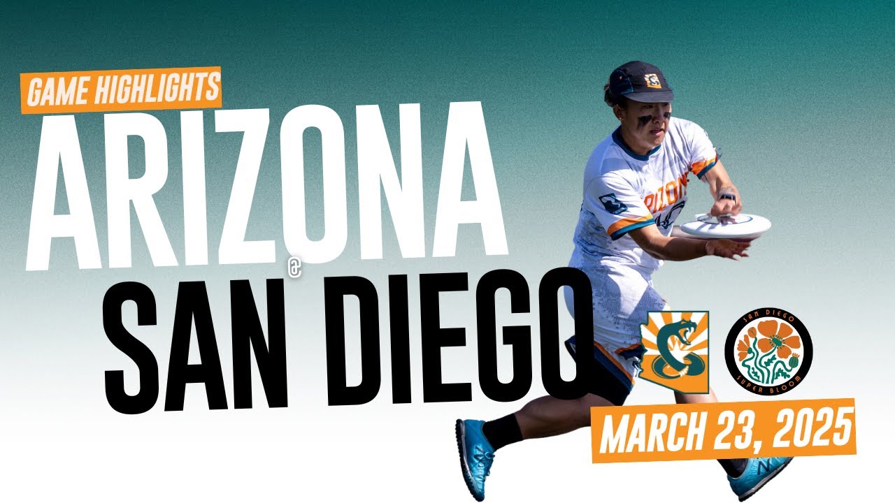 Arizona Sidewinders @ San Diego Super Bloom | Game Highlights | WUL Week 1 | March 23, 2025