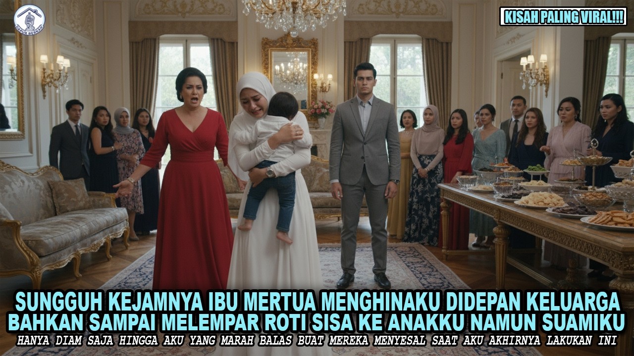 IBU MERTUA TEGA MENGHINAKU BAHKAN SAMPAI MELEMPAR ROTI SISA KE ANAKU - NAMUN SUAMIKU HANYA DIAM SAJA