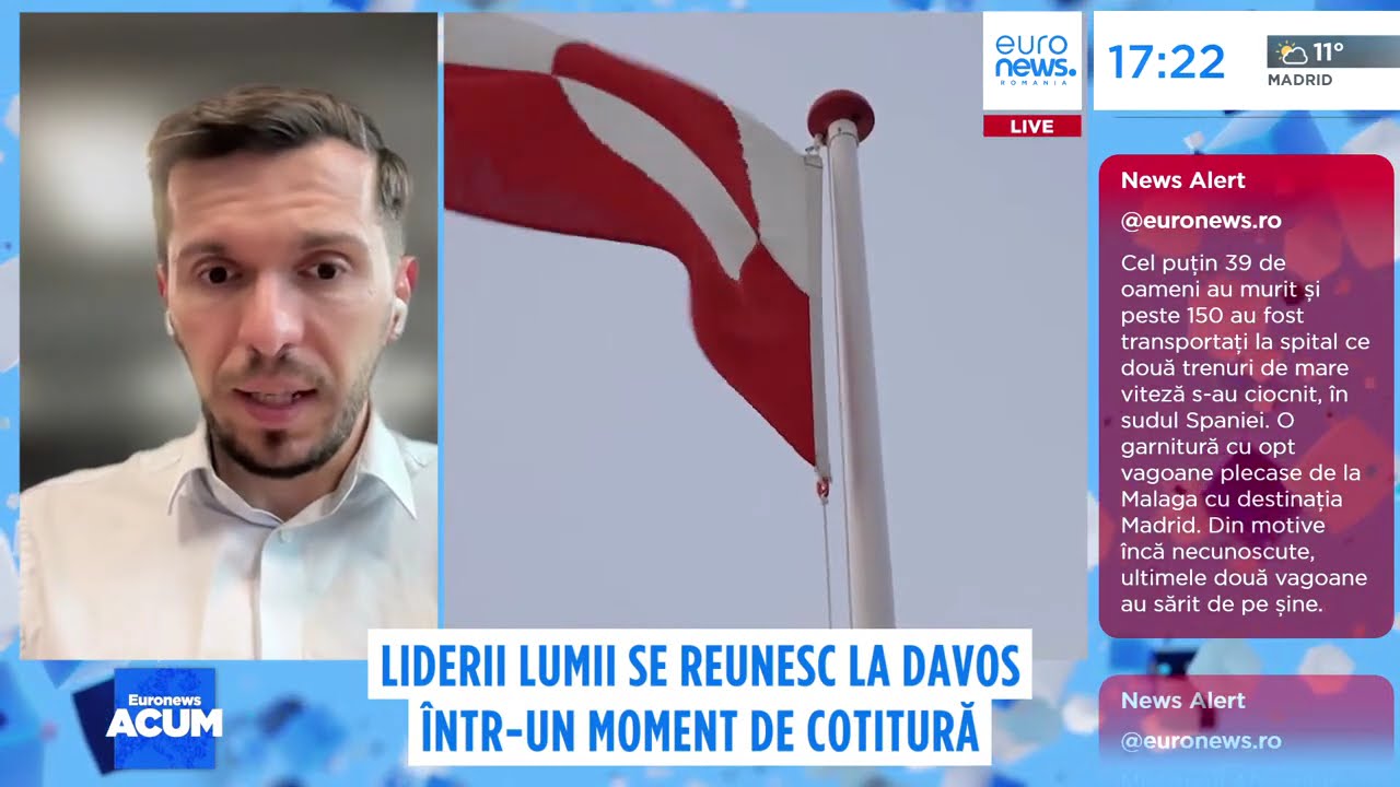 În plină dispută despre Groenlanda, liderii occidentali se întâlnesc la Davos