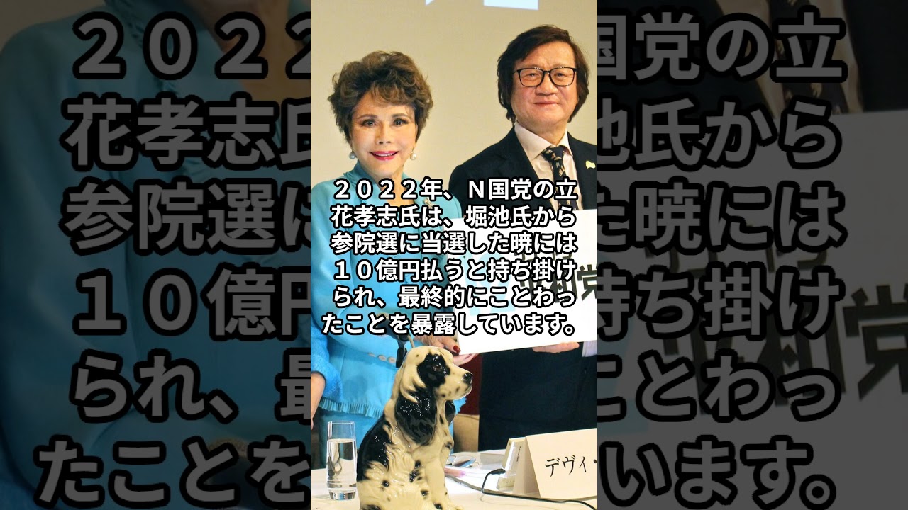 １２（ワンニャン）平和党の共同代表は、元中国人・帰化一世 #デヴィ夫人 #中国共産党 #スパイ