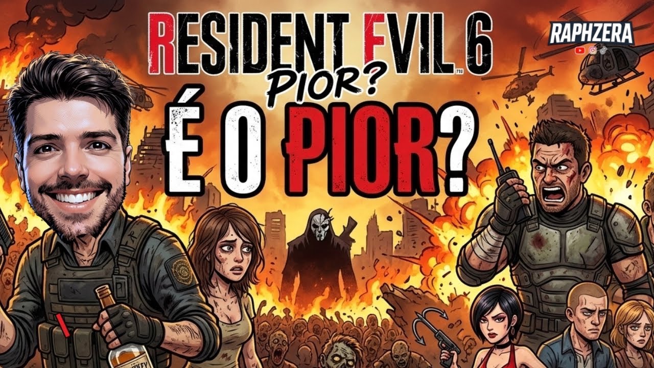 O PIOR DE TODOS? RESIDENT EVIL 6 no Ps5