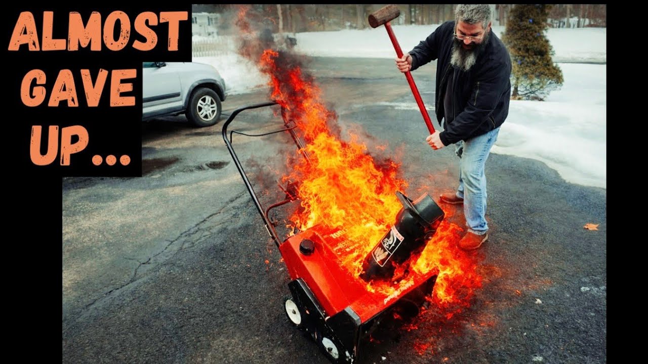 Toro CCR 3650 Snowblower Won’t Start/ Runs Rough