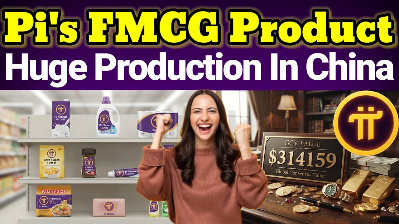 Pi's FMCG Product Production In China 🔥🚀 | Pi Network New Update | Pi Network Latest Update Today 