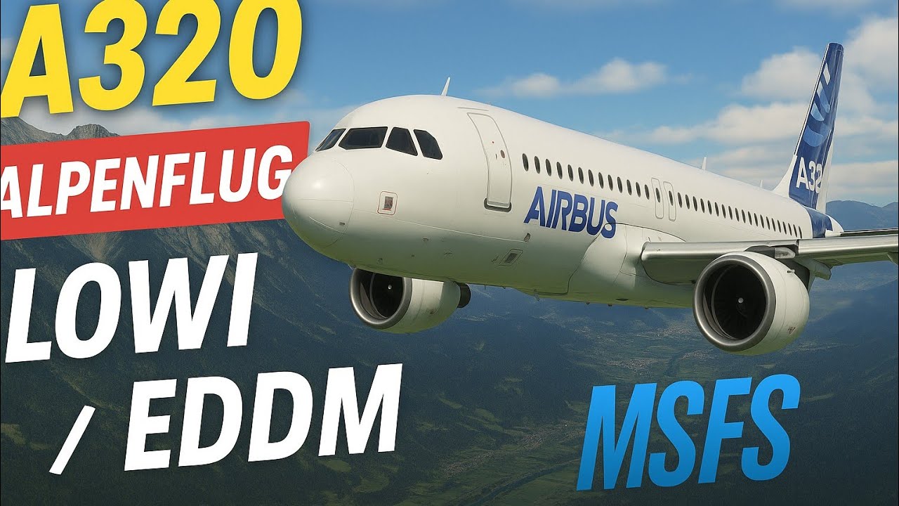 Warum der A320 • Anflug auf München • nichts für schwache Nerven ist!