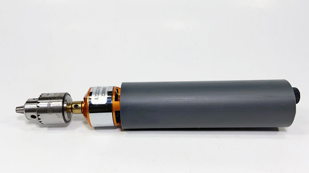 How to Make a Brushless Motor Dremel Machine – DIY Drill Dremel