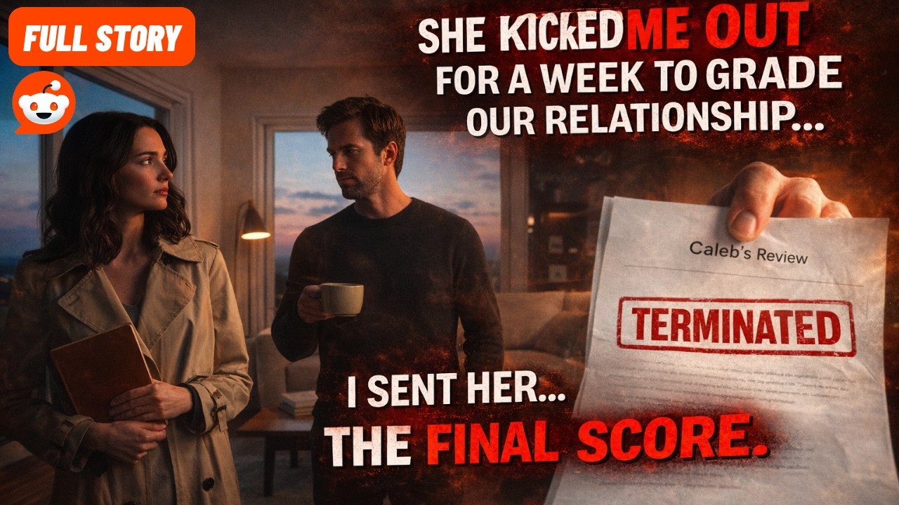 She Kicked Me Out For A Week To Grade Our Relationship. I Sent Her The Final Score Before She..