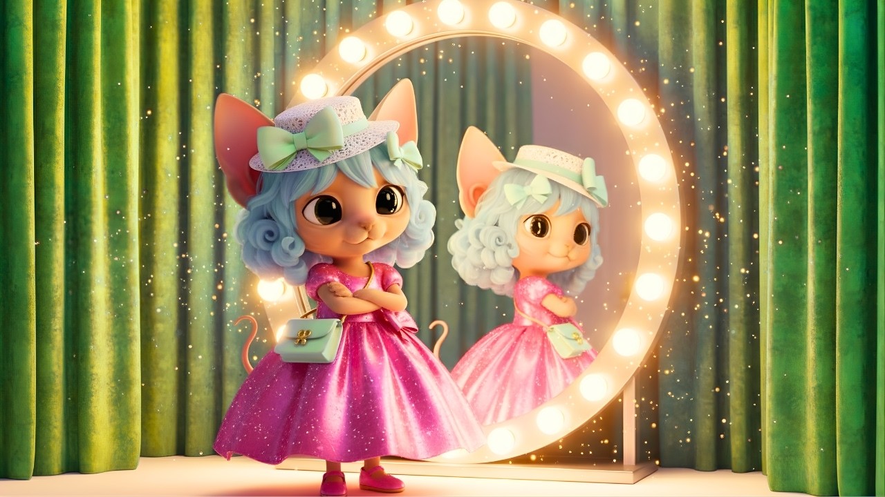 Cute Little Kitten Tries To Do Makeup For The First Time In Life😺💗✨💄! AI Cat Story
