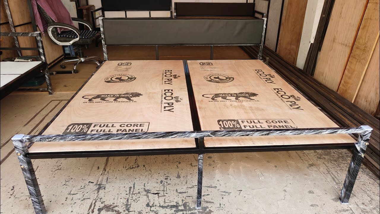 6x6 Metal cot with headboard  7893222939 what's app.... Hyderabad..