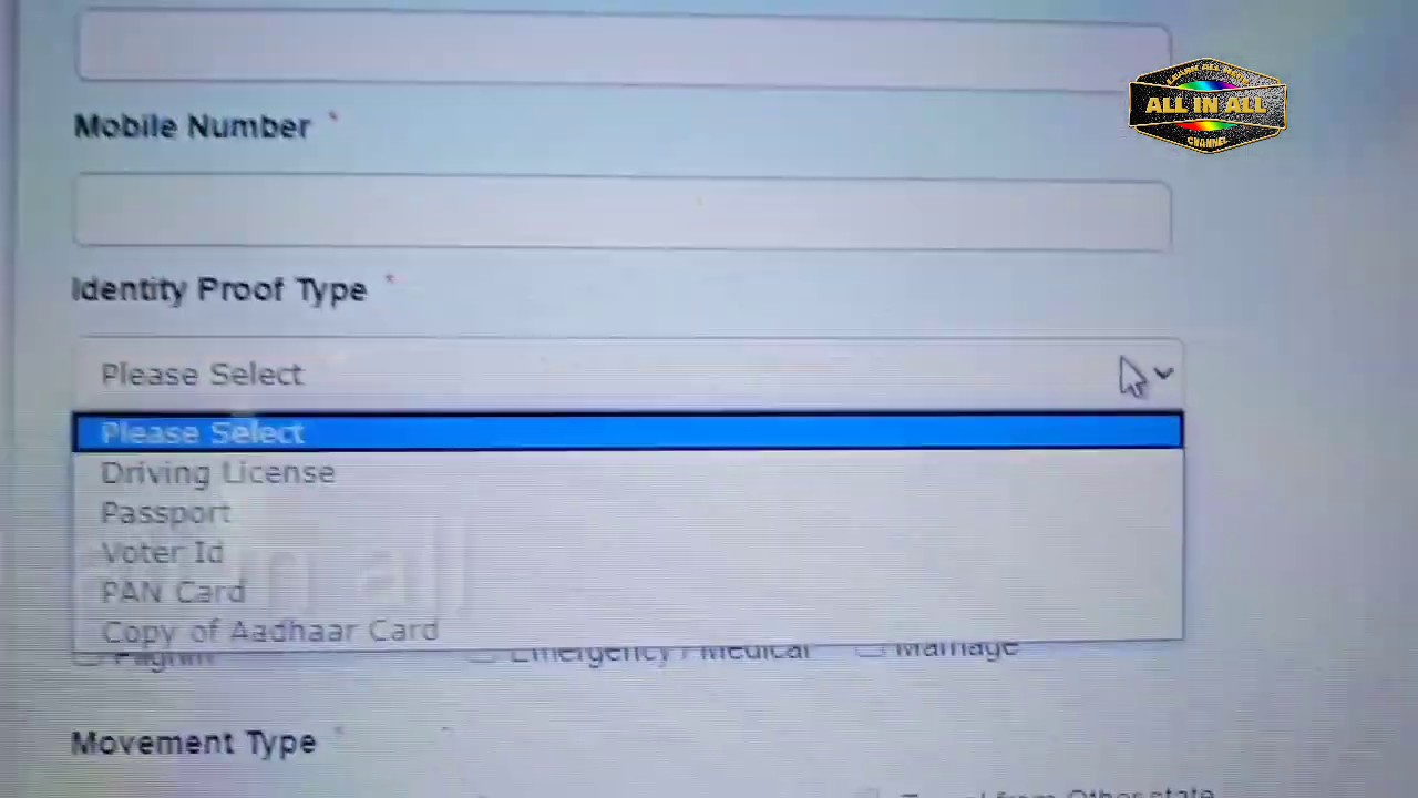 How to Apply e-Pass Online | Emergency Travel Pass | EPASS Apply Online | e-Pass Website |all in all