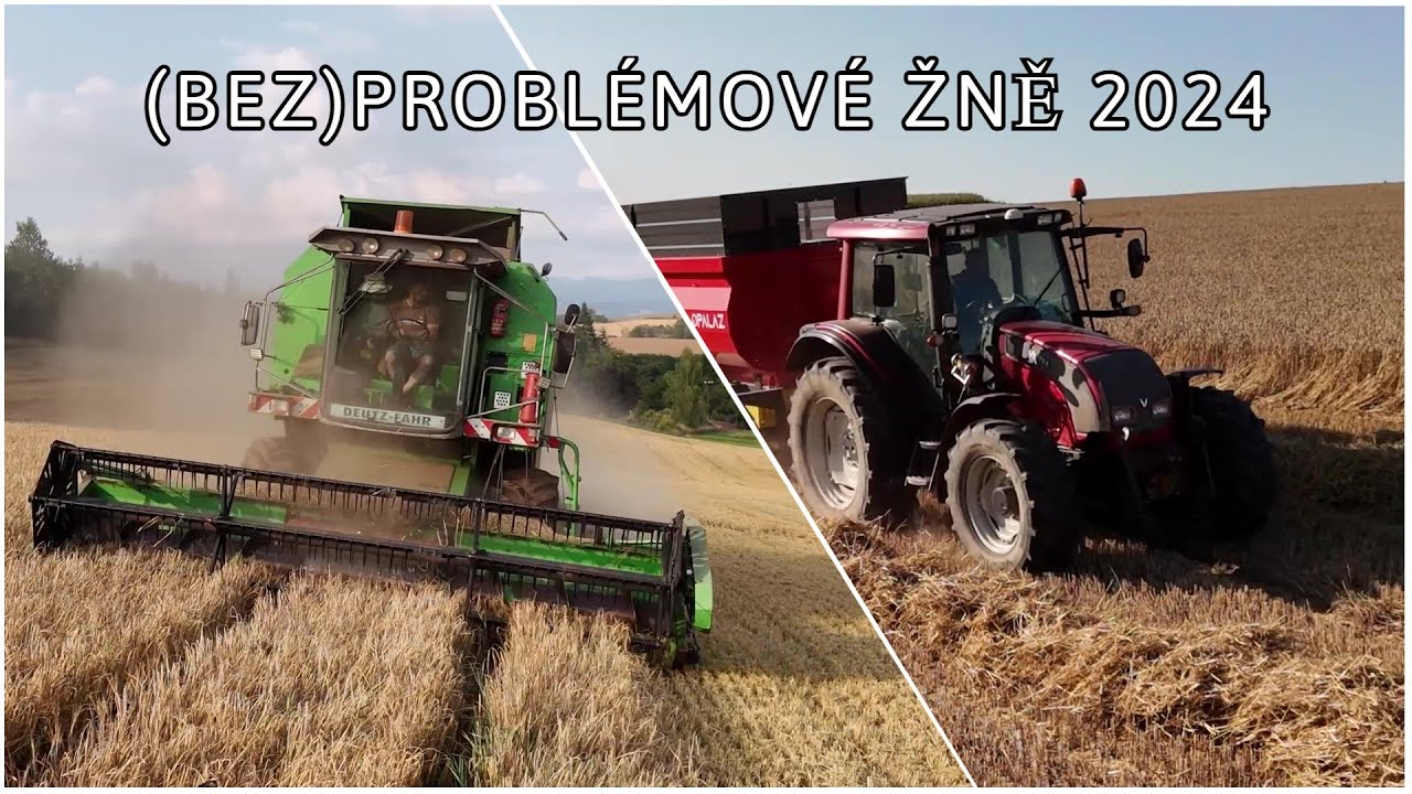 (Bez)problémové žně/Deutzfahr topliner 4065,Valtra,Lamborghini/2024