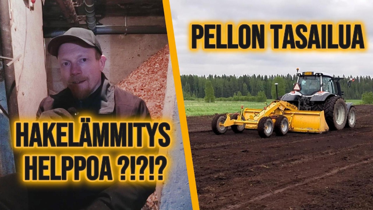Pellon tasasailua ja hakelämmityksen ihanuutta