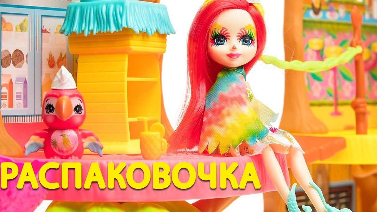 Распаковка и обзор домика инчантимелс Кафе на дереве
