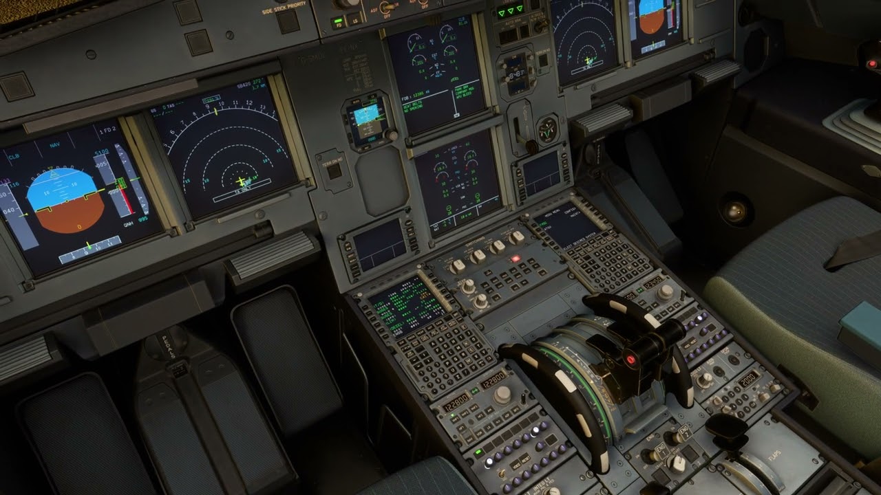 MSFS 2020: Aurora Borealis over Svalbard