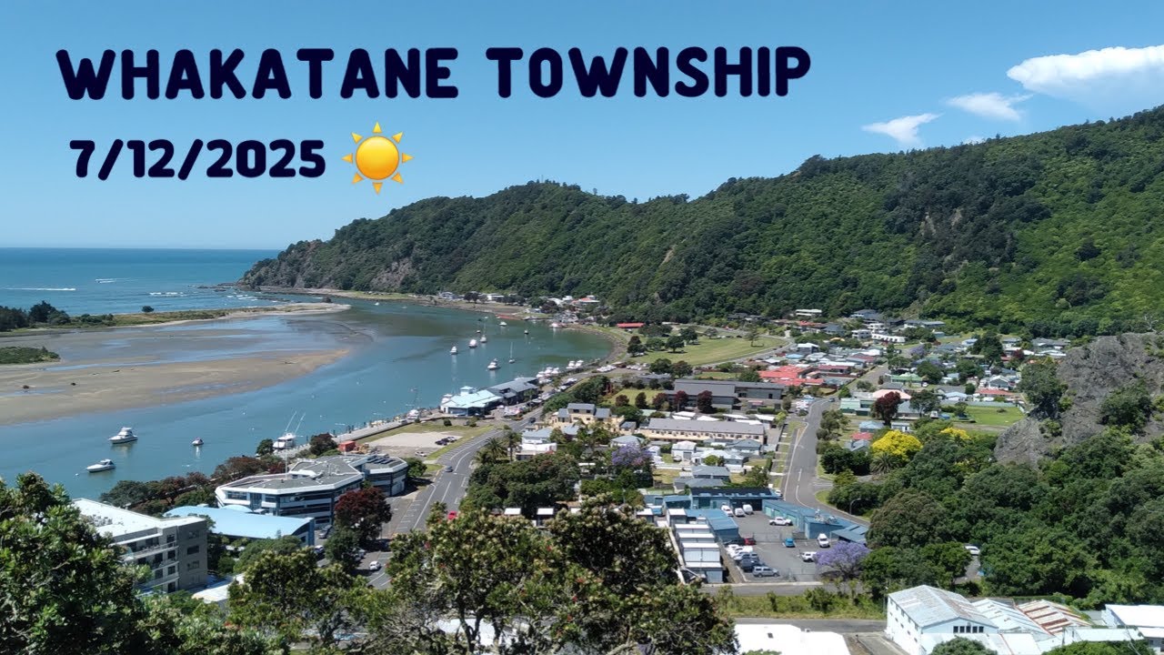 New Zealand - Whakatane Township on the 7/12/2025.