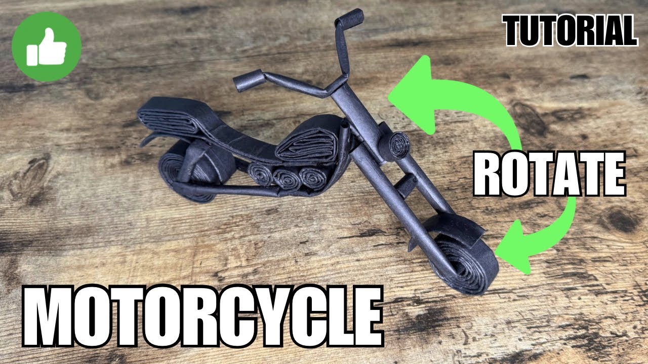 How to Make Motorcycle From Paper Origami World Tutorial | DIY Paper Bike Step By Step Instructions