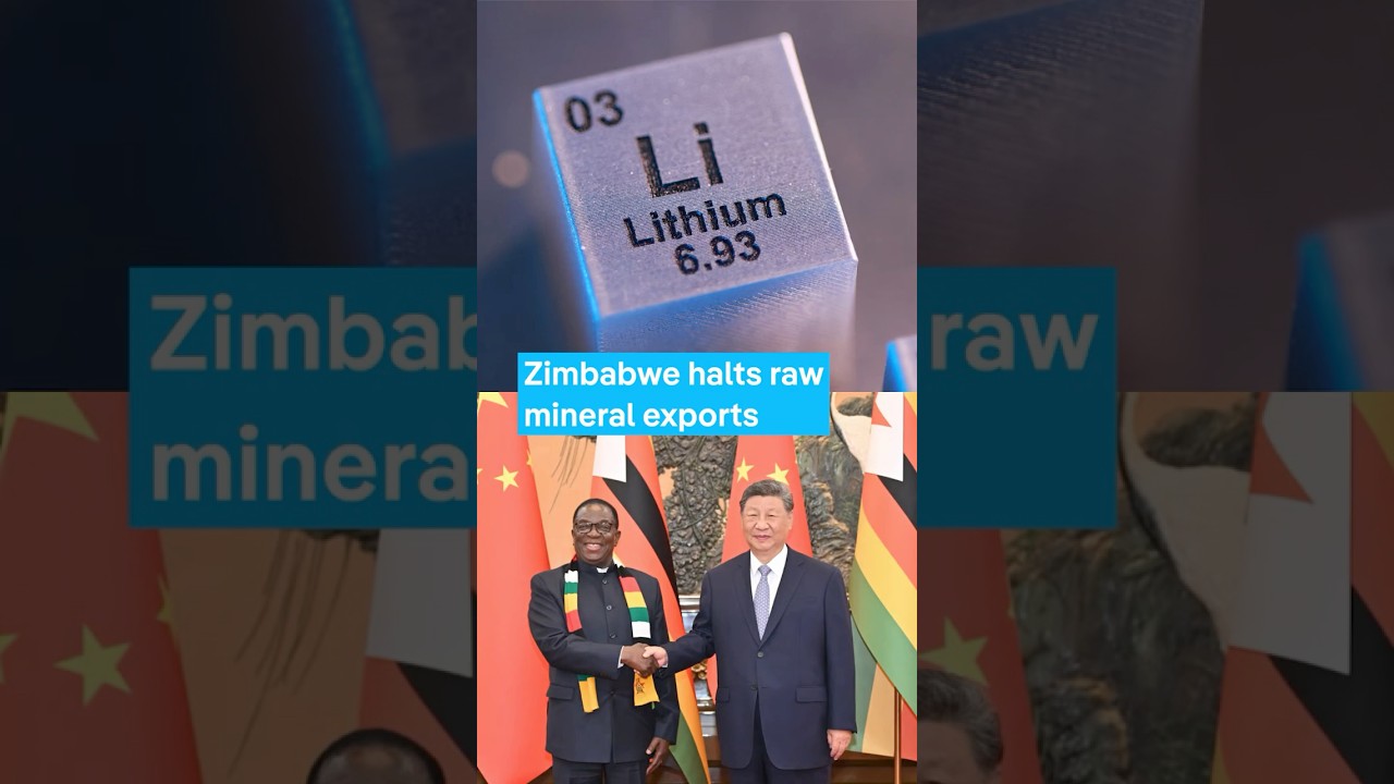 Zimbabwe halts raw mineral exports