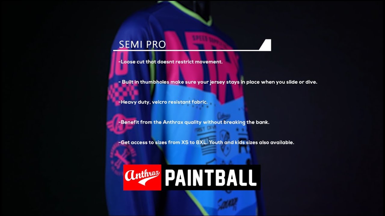Anthrax Paintball - Semi Pro Jersey Review